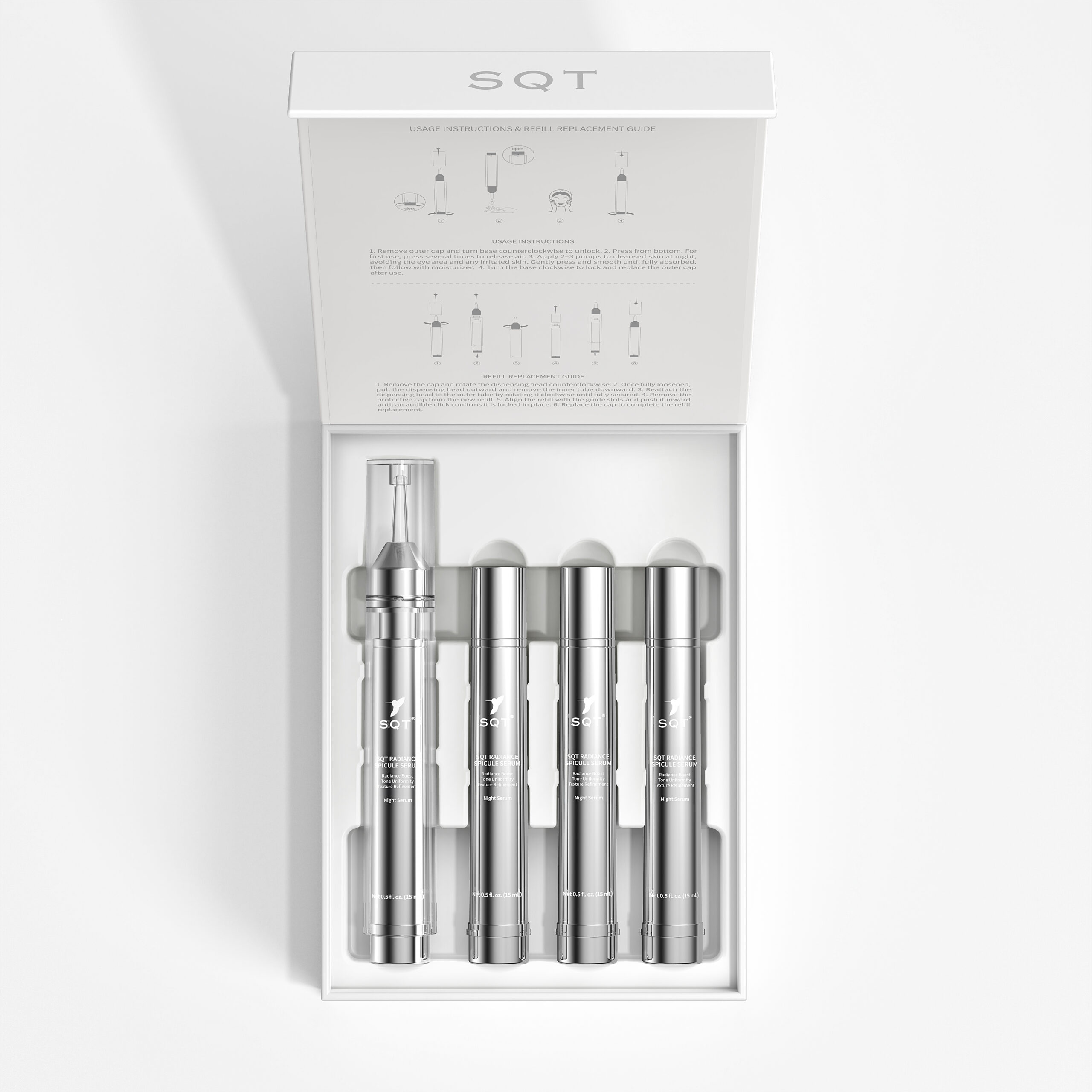 SQT Radiance serum s spikulami